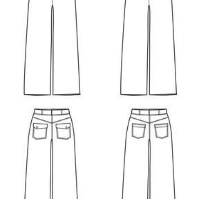 Jeans oder Hose Nurja A4, A0 und Beamerdatei
