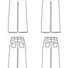 Jeans oder Hose Nurja A4, A0 und Beamerdatei thumbnail number 2
