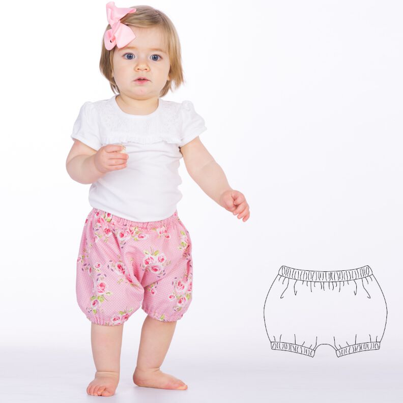 STELLA Schnittmuster Baby Retro Pumphose Shorts image number 1