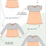 Chrissy – Baby Kleid Shirt mit Puffärmeln Gr. 56-98, A4+A0 thumbnail number 6