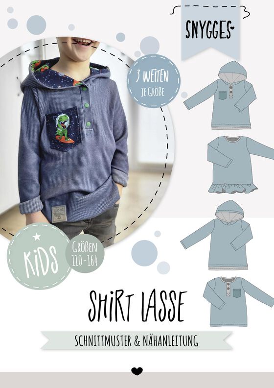 SHIRT "LASSE" - KIDS (110-164) - Schnittmuster und Anleitung image number 10