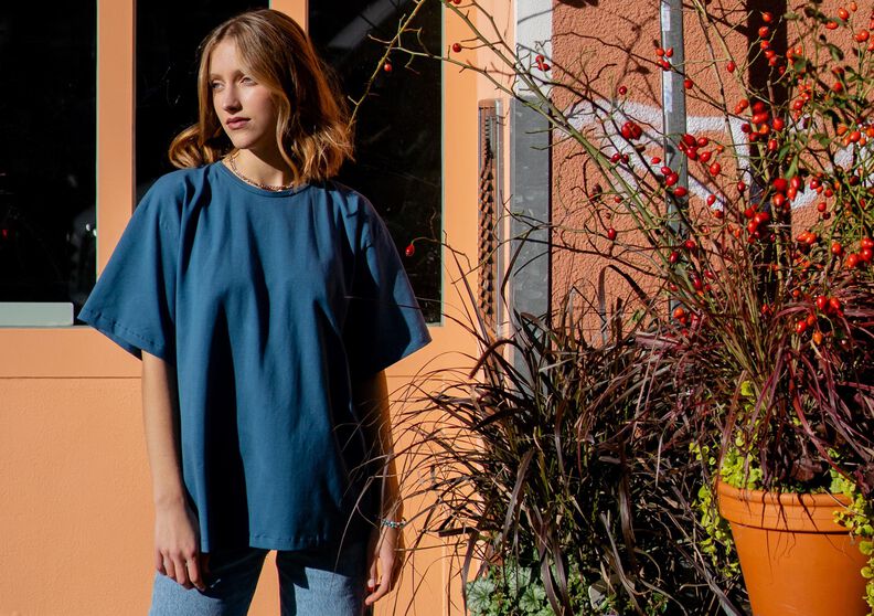 Oversized T-Shirt Schnittmuster mit Videoanleitung XS-XXXL image number 4