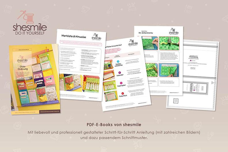 Wandorganizer OttoOrdnung (Nähanleitung und Schnittmuster) image number 4