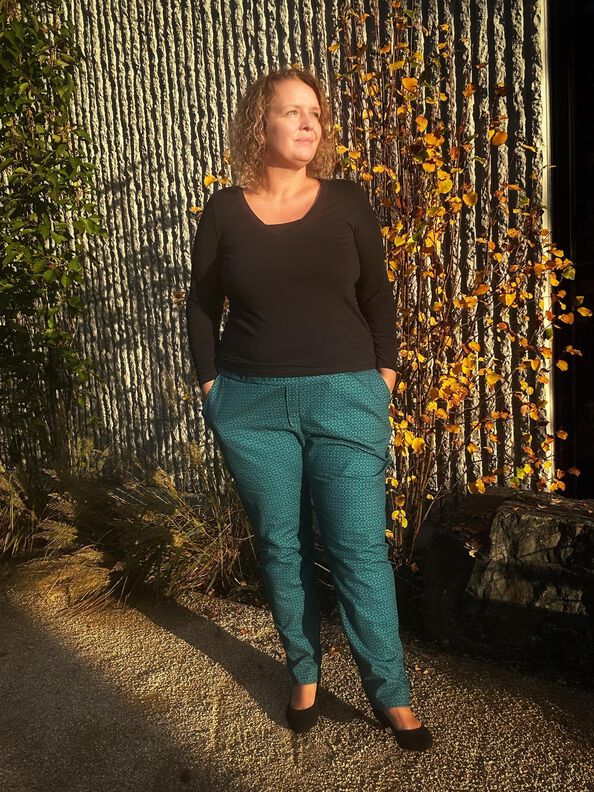 lovely lady chino 34-56 Damenhose Businesshose Joggers image number 8