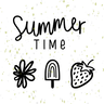 Summertime Erdbeere Eis Blume Plotterdatei | DIY Hunger thumbnail number 1