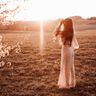 Zweiteiliges Boho Set aus weiter Hose und Bluse | Blossom thumbnail number 5