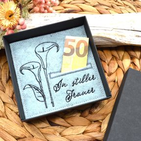 Stickdatei Trauer Geldgeschenk Beileidsbekundung