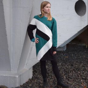 Color Blocking Sweatdress EMMA XS-3XL