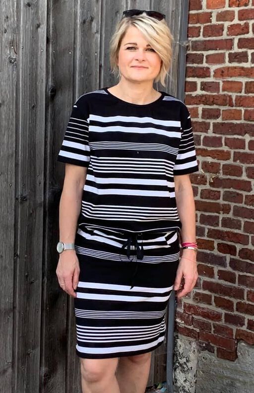 Sweatkleid (34-54) BELEZA Damen Jersey Kleid Schnittmuster  image number 4