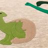 Applikationsvorlage Brachiosaurus Baby im Ei Dino thumbnail number 4