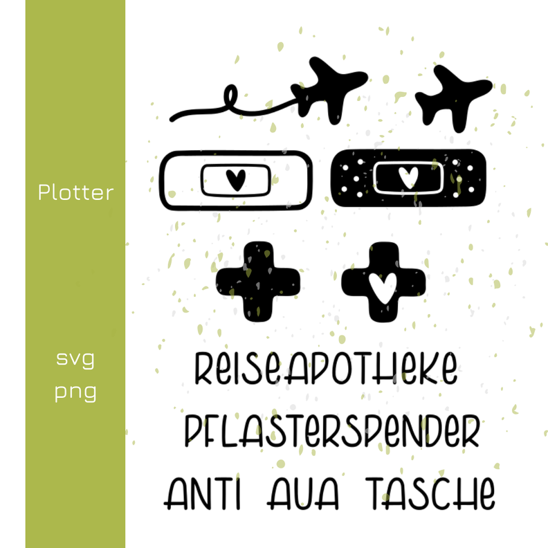 Erste Hilfe Reiseapotheke Plotterdatei | DIY Hunger image number 2