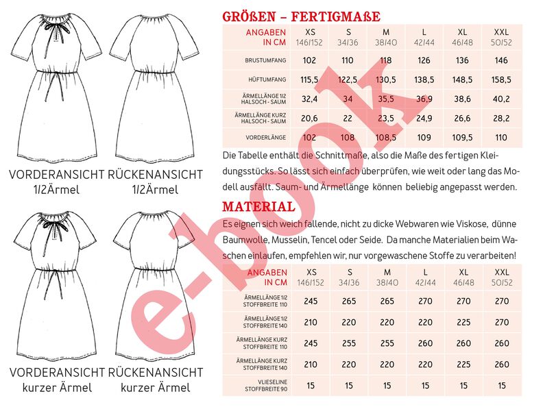 FRAU MALIN - Kleid mit gekräuseltem Halsloch  XS-XXL image number 8