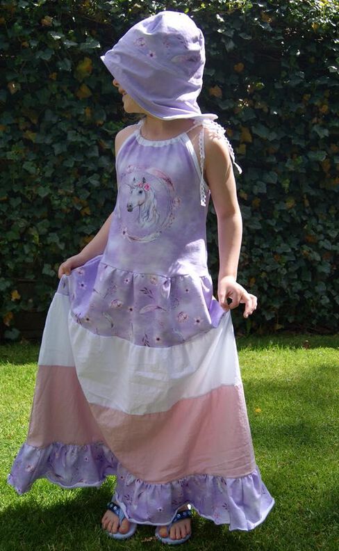 *MISS LITTLE LADY* Größenerweiterung 128-152 JUMPSUIT KLEID image number 10