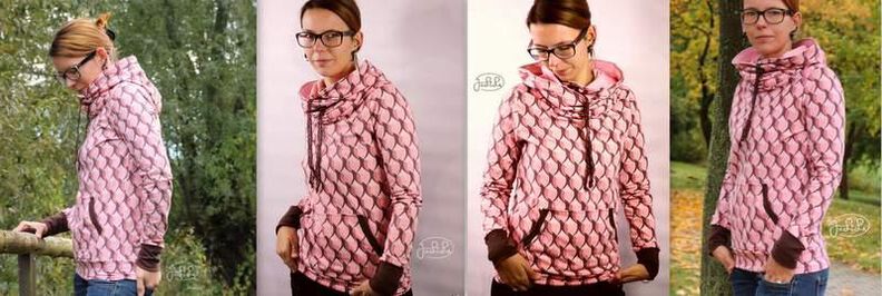 Schnittmuster Hoodie JOLINE XS-XXXL incl. Plotter-Datei image number 6