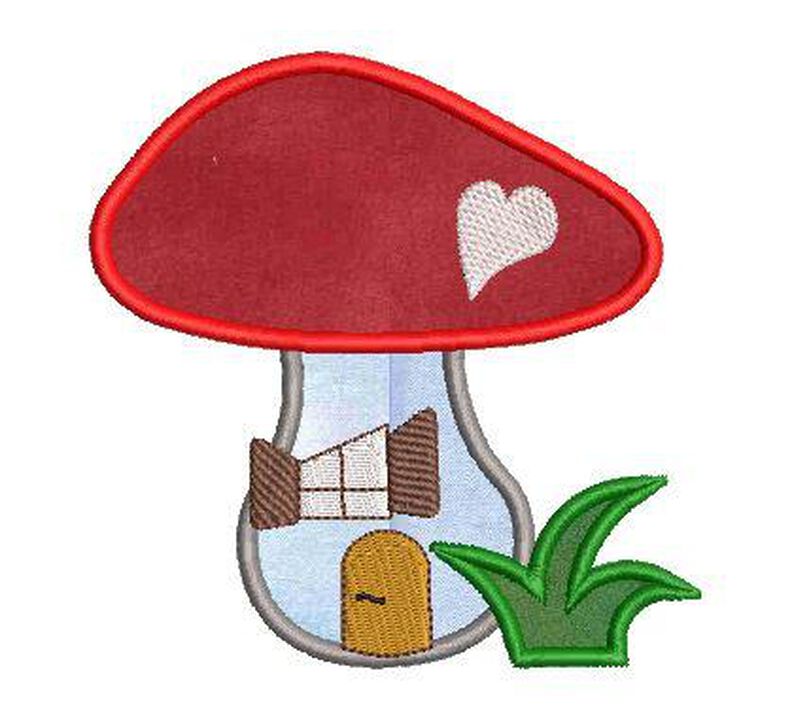 Stickdatei Pilz Applikation 10x10cm und 13x15cm image number 2