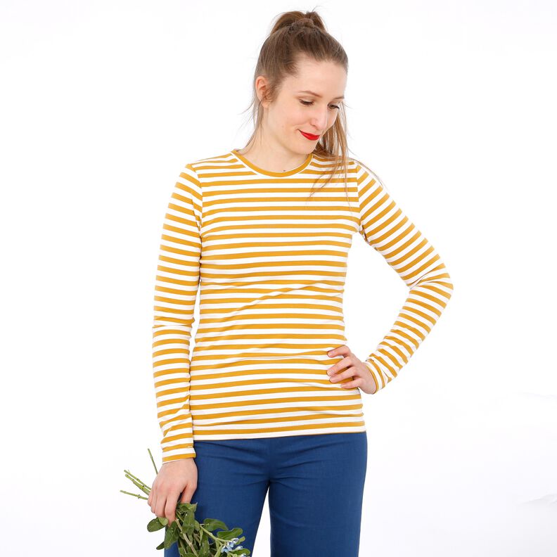 FRAU TANIA - Basicshirt mit drei Ärmellängen XS-XXL image number 2