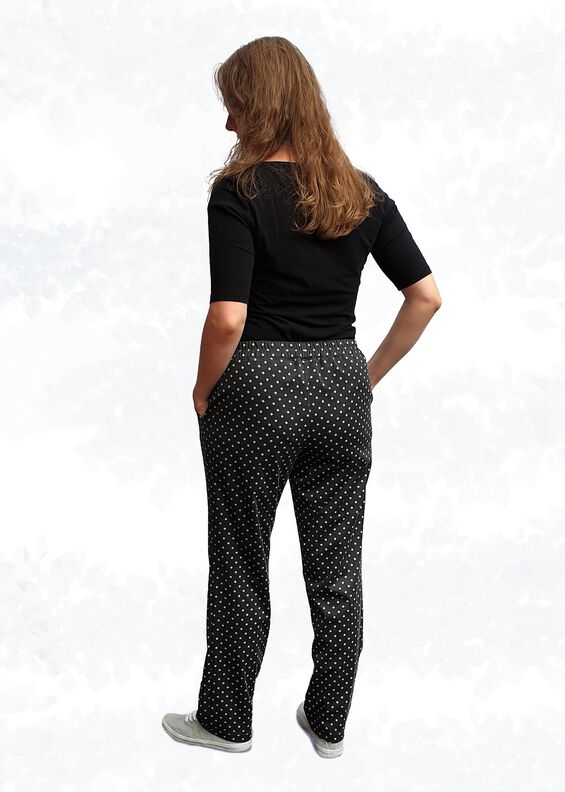 Mira Sweathose lang oder 7/8 mit Bündchen Gr. 34–50 A4+A0 image number 6