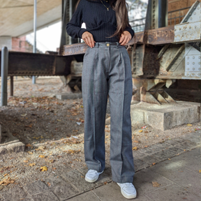 Patli Hose - High Waist Oversize-Look mit Leistentaschen