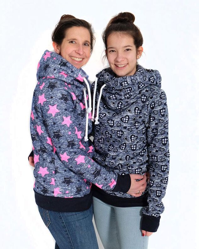 Pullover mit Kapuze "Mira", Schnittmuster Gr. 158 - 46 image number 7