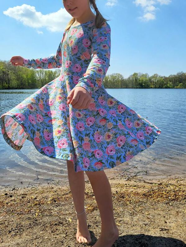BEAMER + A0 lovely princess 122-164 Maxikleid Sommerkleid image number 4