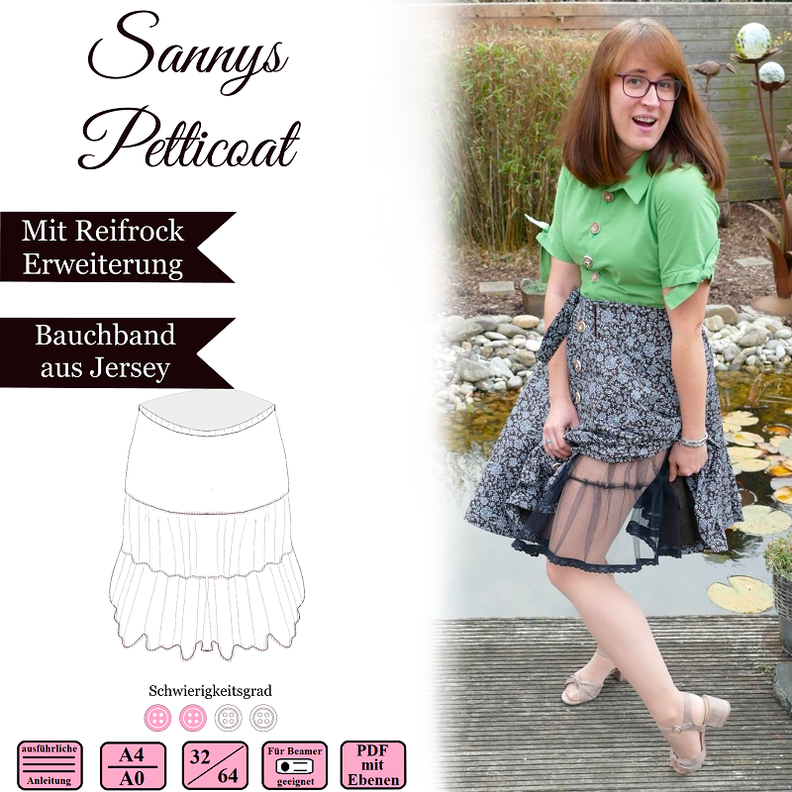 Sannys Petticoat / Reifrock - Gr 32-64  image number 1