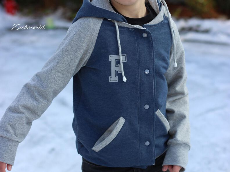 College Jacke Mini Größe 50-110 mit Beamer funktion image number 2