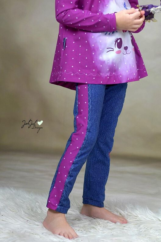 Leggins Fiona mit Seitenstreifen Gr. 104 - 170 image number 6