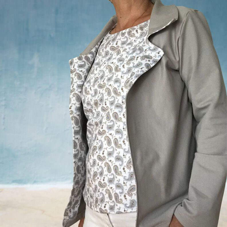 Schnittmuster Crop Jacke Clara Gr. 34-54 - einfach image number 9