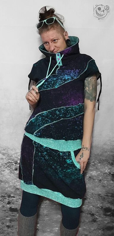 WavyBalloonDress Damen Gr. 32 bis 50 image number 9
