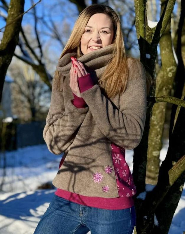 "Winter Dreams", der perfekte Fleec- o. Walkpulli 32-54 image number 2