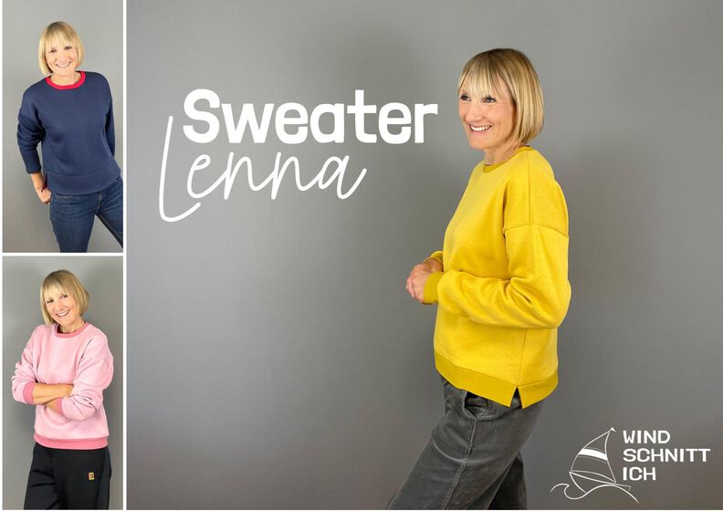 Sweater Lenna | Sweatshirt mit Bündchen oder Saum image number 7