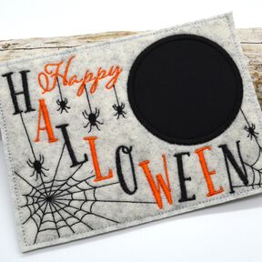 Stickdatei Mugrug Untersetzer Halloween ab 12x18cm