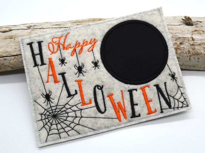 Stickdatei Mugrug Untersetzer Halloween ab 12x18cm image number 2