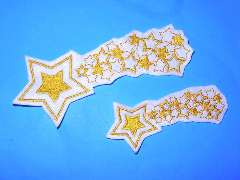 Stickdatei Sternschnuppe Sternenschweif image number 3