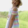 Sommershirt ALLEGRA Gr. 110-164 cut out Schleife thumbnail number 2