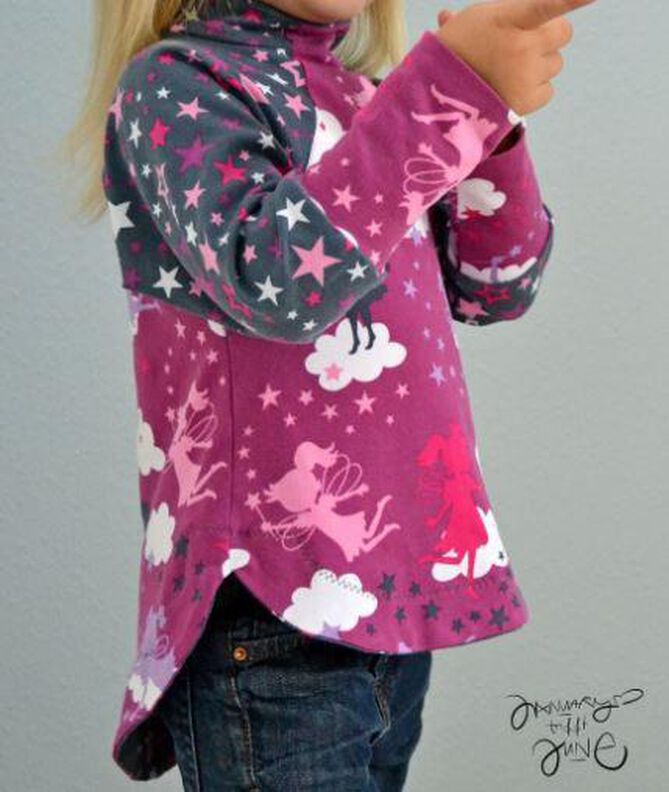 Ebook/Nähanleitung Turtleneck Raglanshirt AMIA Gr. 86-164 image number 3
