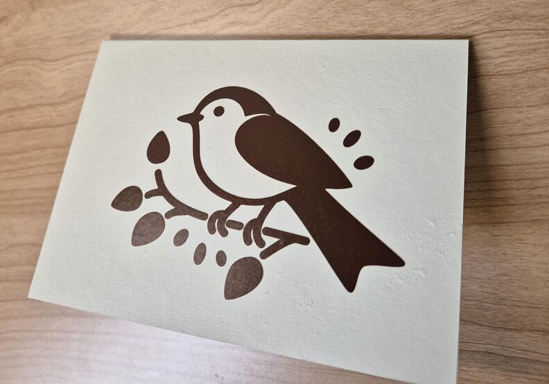 Plotterdatei Vogel auf Ast SVG PNG DXF PDF image number 3