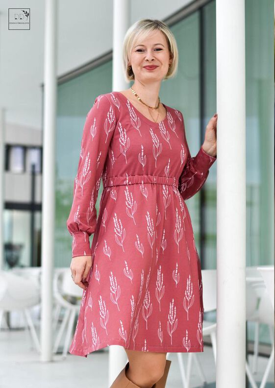 Bertha - langärmliges Kleid für Damen Gr. 32-50 image number 2