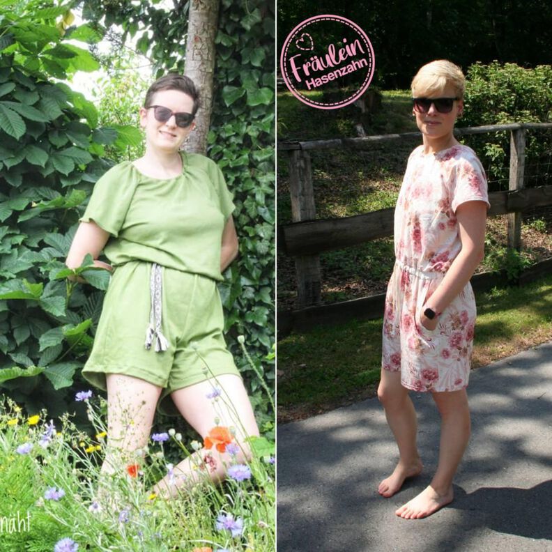 Jumpsuit Jersey Verschlusslos Easy LOMPAT ♥ Gr. XS-XXL image number 5