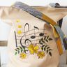 Stickdatei Musik Noten mit Hibiskus  SET thumbnail number 2