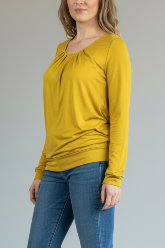 Oberteil  mit Falten, Schnitt mit Ebenen, A4, A0+, Beamer image number 5