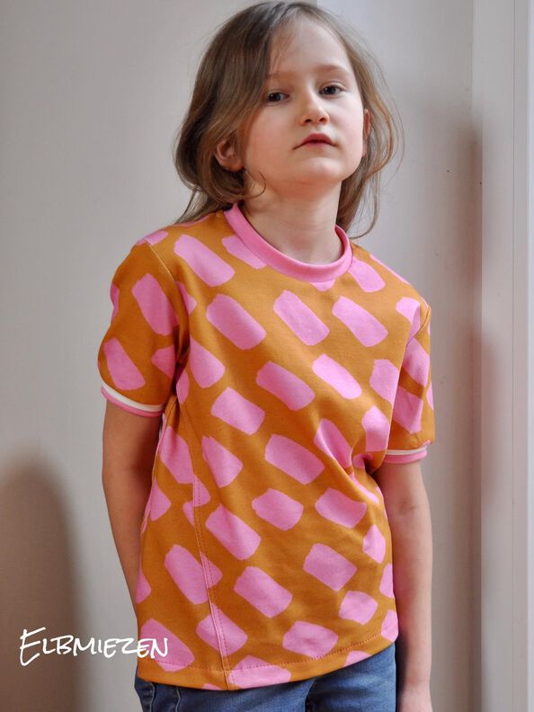 Kinder T-Shirt Longsleeve mit Teilungen KEREN ♥ Gr. 92-164 image number 5