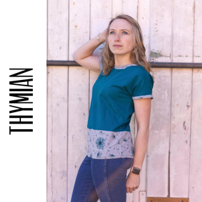 T-Shirt "Thymian", digitales Schnittmuster Gr. 34 - 48