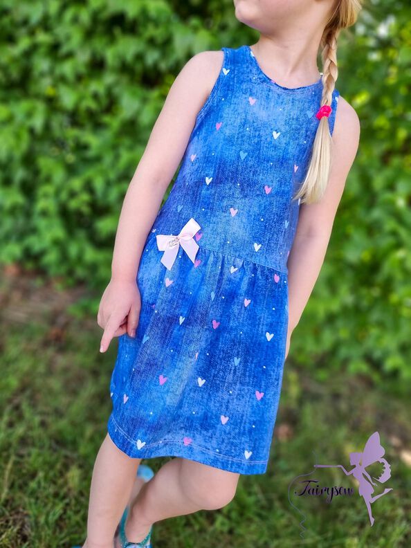 Back 2 Basic Summer Dress Sommerkleid 104 - 164 inkl. A0 image number 10