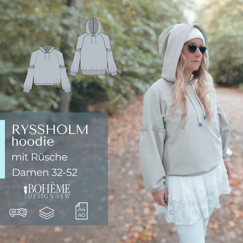 RYSSHOLM.hoodie | Damen | 32-52 image number 1