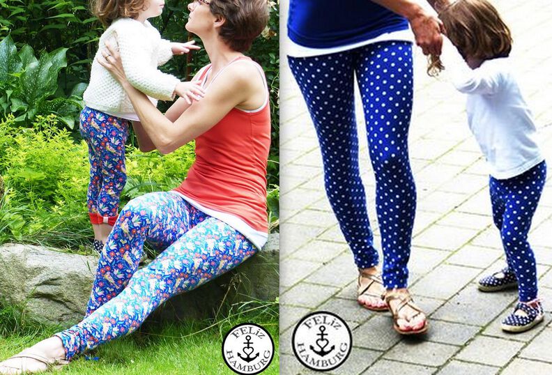 Kombi-Ebook Leggins LORA XS-XXL und mini LORA 86/92-146/152 image number 2