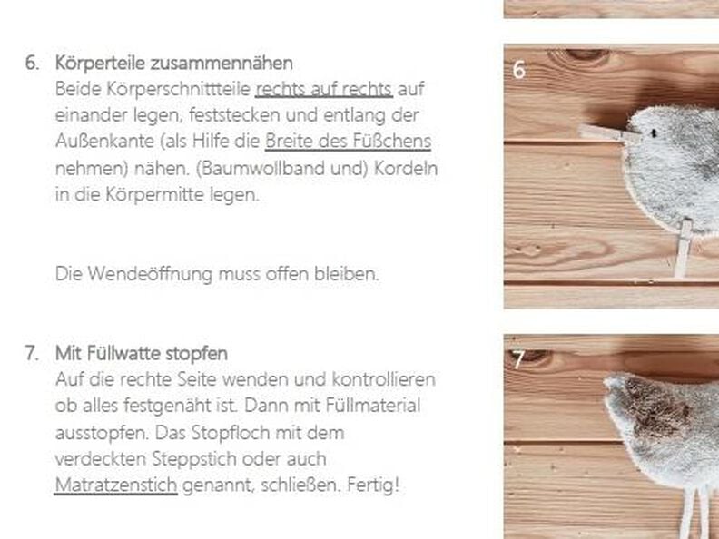 E-Book Küken Lori - Nähanleitung und Schnittmuster image number 4