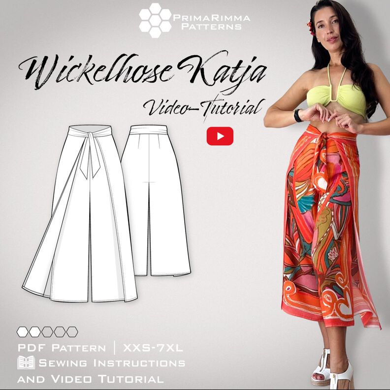 Wickelhose Katja | Größen 34-56 | mit Video Tutorial image number 1