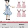 Schnittmuster Kinder Kleid Mailisa minni Gr. 80-140 thumbnail number 8