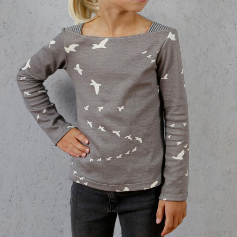 MARLENE - Mädchenshirt mit Schulterecken 98-152 image number 1